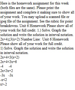 Week 6 Assignment